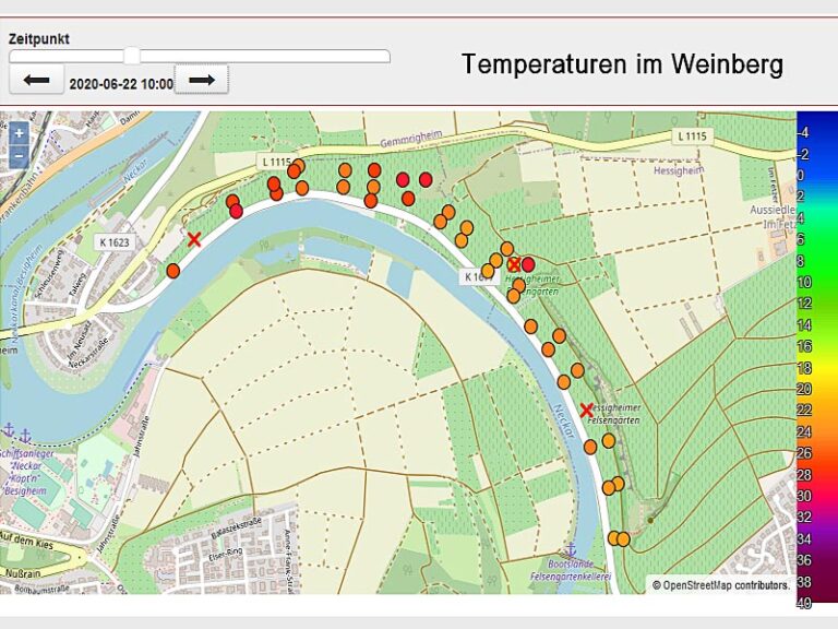 Monitoring des Mikroklima im Weinberg