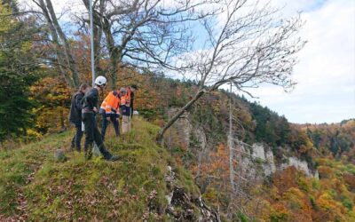 Hangrutschungen am Albtrauf im Zollernalbkreis